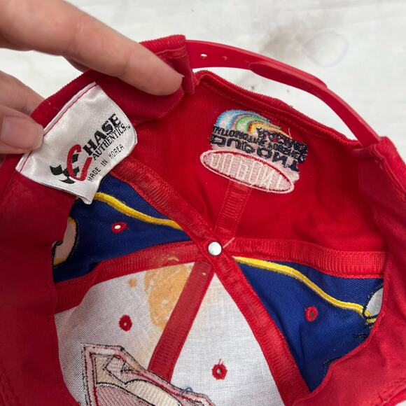 Vintage Jeff Gordon Superman Nascar Chase Authentics Hat Strapback New - Picture 7 of 7